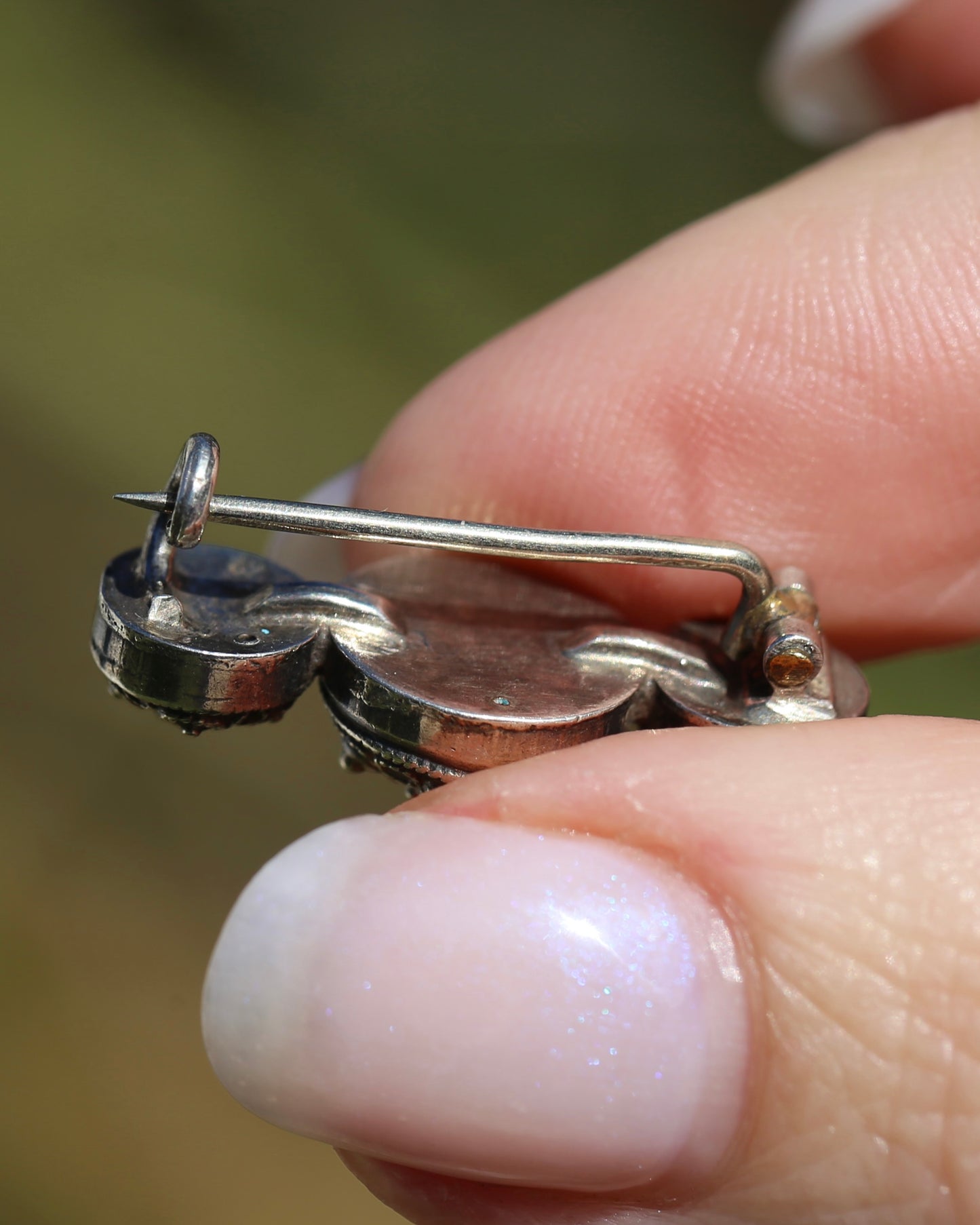 Antique Austro-Hungarian (maybe Jakob Agner) 800 Silver Brooch, 800 Silver, 2.73g