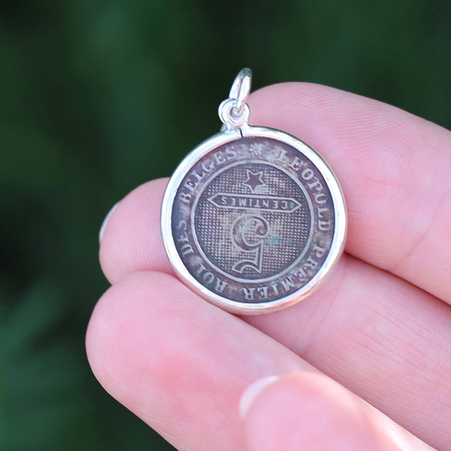 Global Coins in Silver Bezel Frames