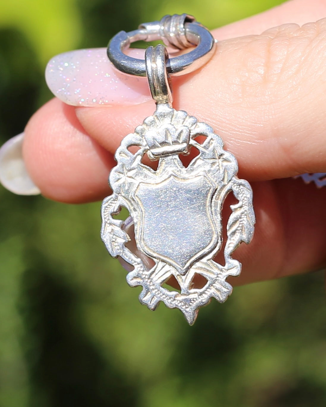 Vintage Silver Fob, Sterling Silver, 5.13g