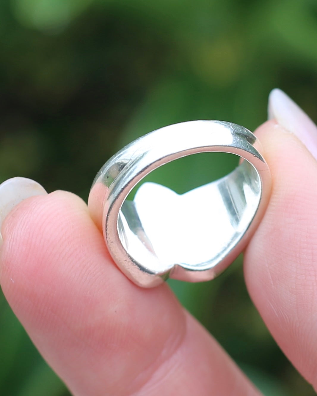 Chunky Vintage Silver Star Ring, Sterling Silver, size L or 5.75, 9.78g