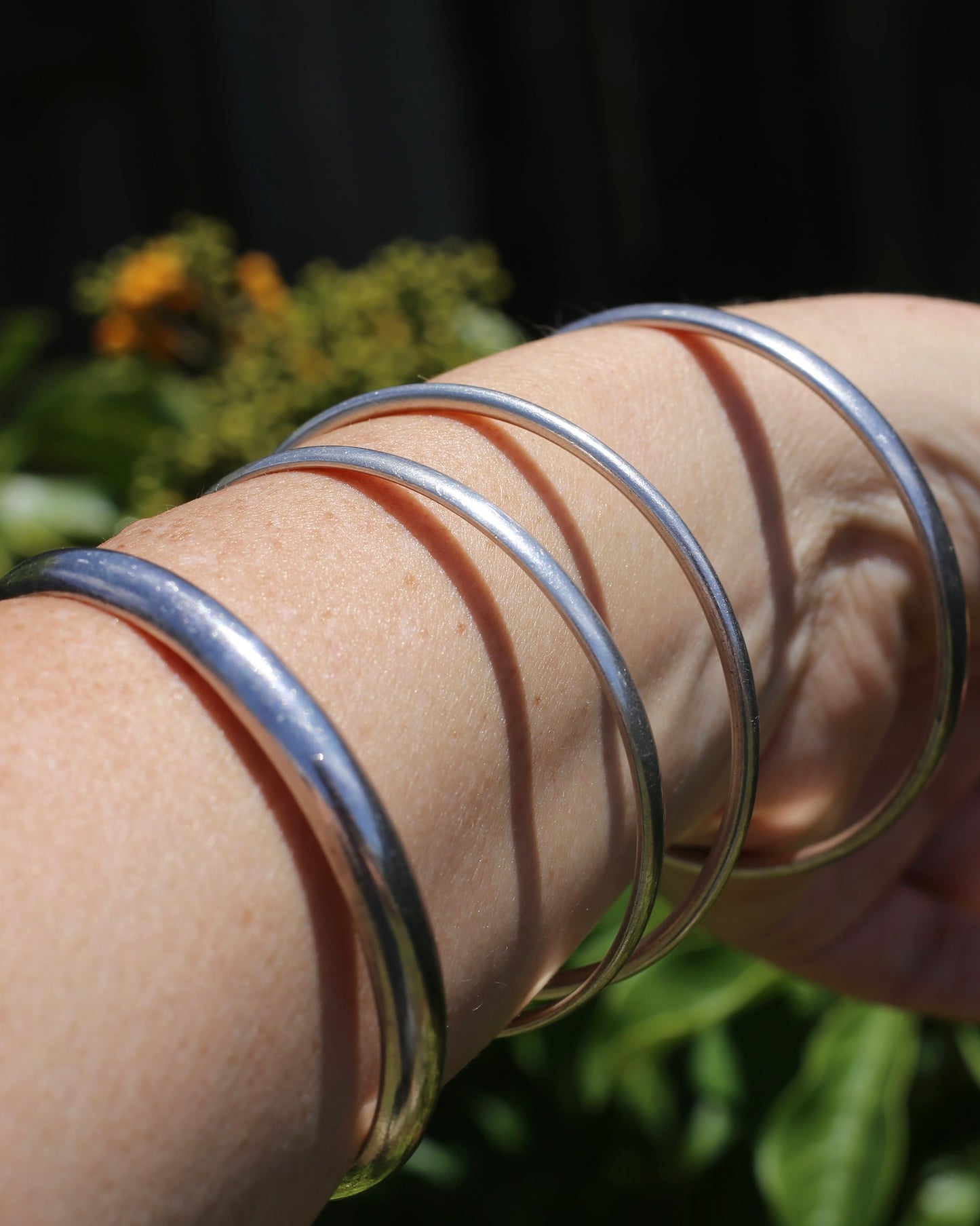 Silver Bangle Selection - priced individually, weights between 13 and 22g