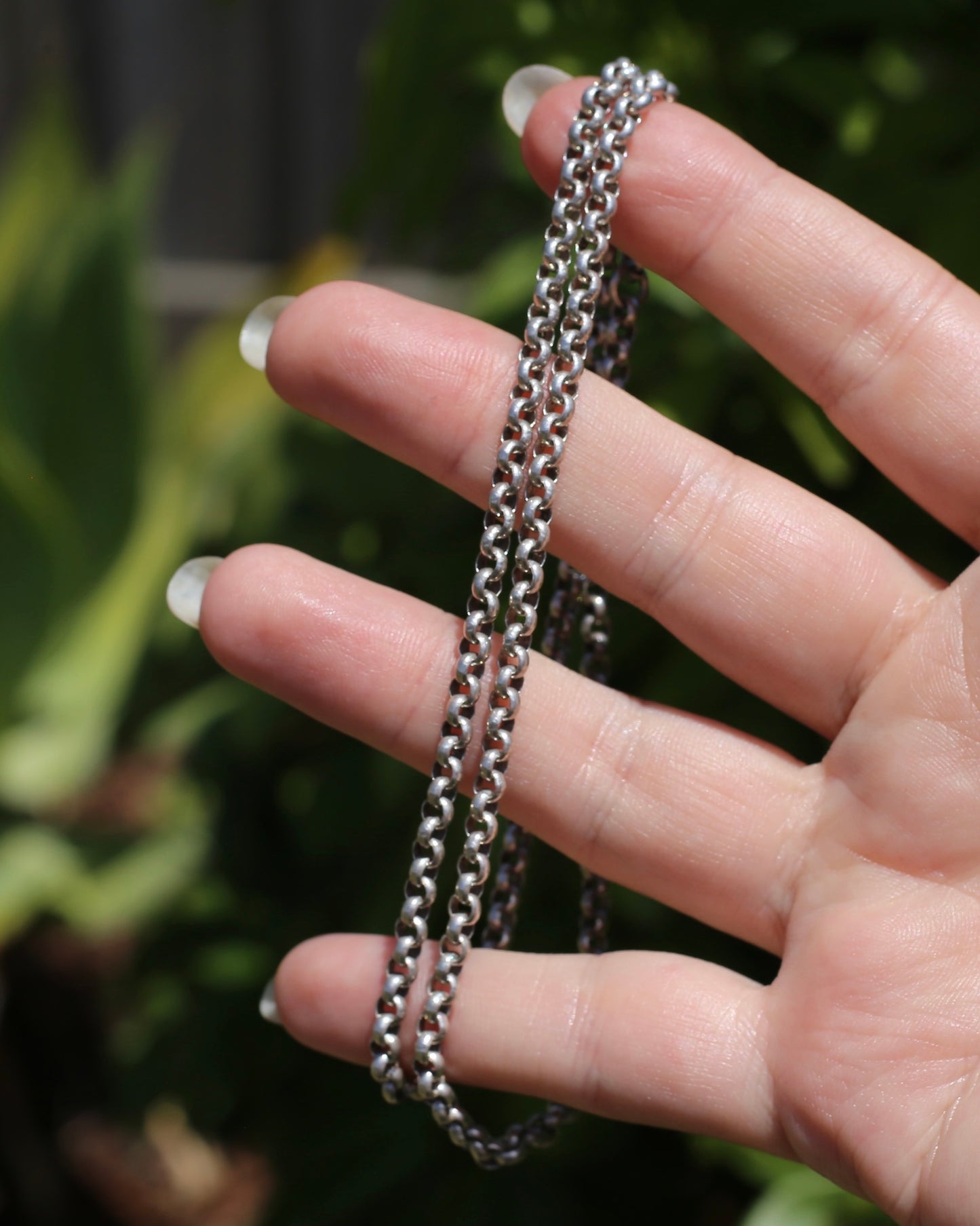 Vintage Silver Belcher Chain 50.5cm 17.5g