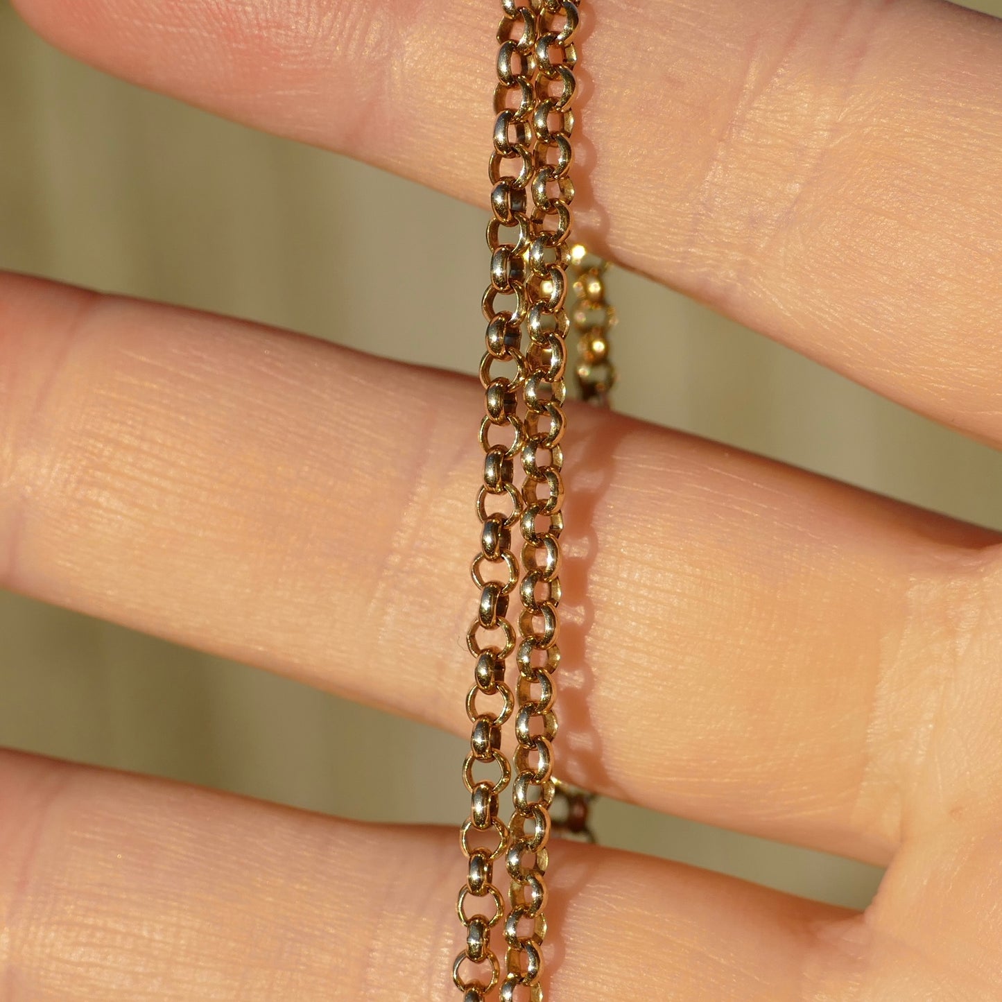 Yellow Gold Belcher Chain, 45.5cm, 6.34g 9ct Yellow Gold