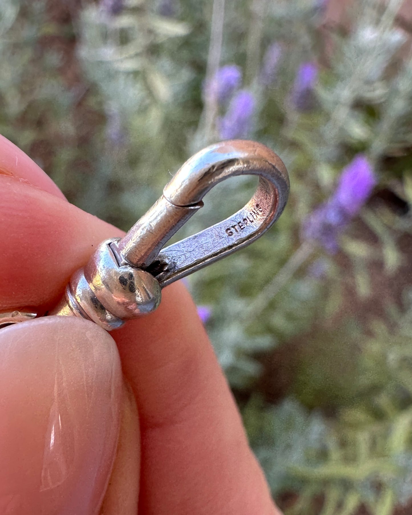 Vintage Silver Albert Chain, Likely American Made,  Swivel Albert Clasp, Sterling Silver, 50cm on 19.75 inches, 61.5g