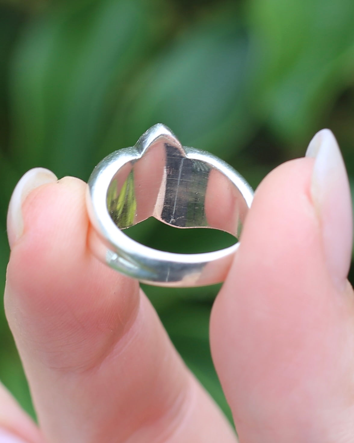 Chunky Vintage Silver Star Ring, Sterling Silver, size L or 5.75, 9.78g