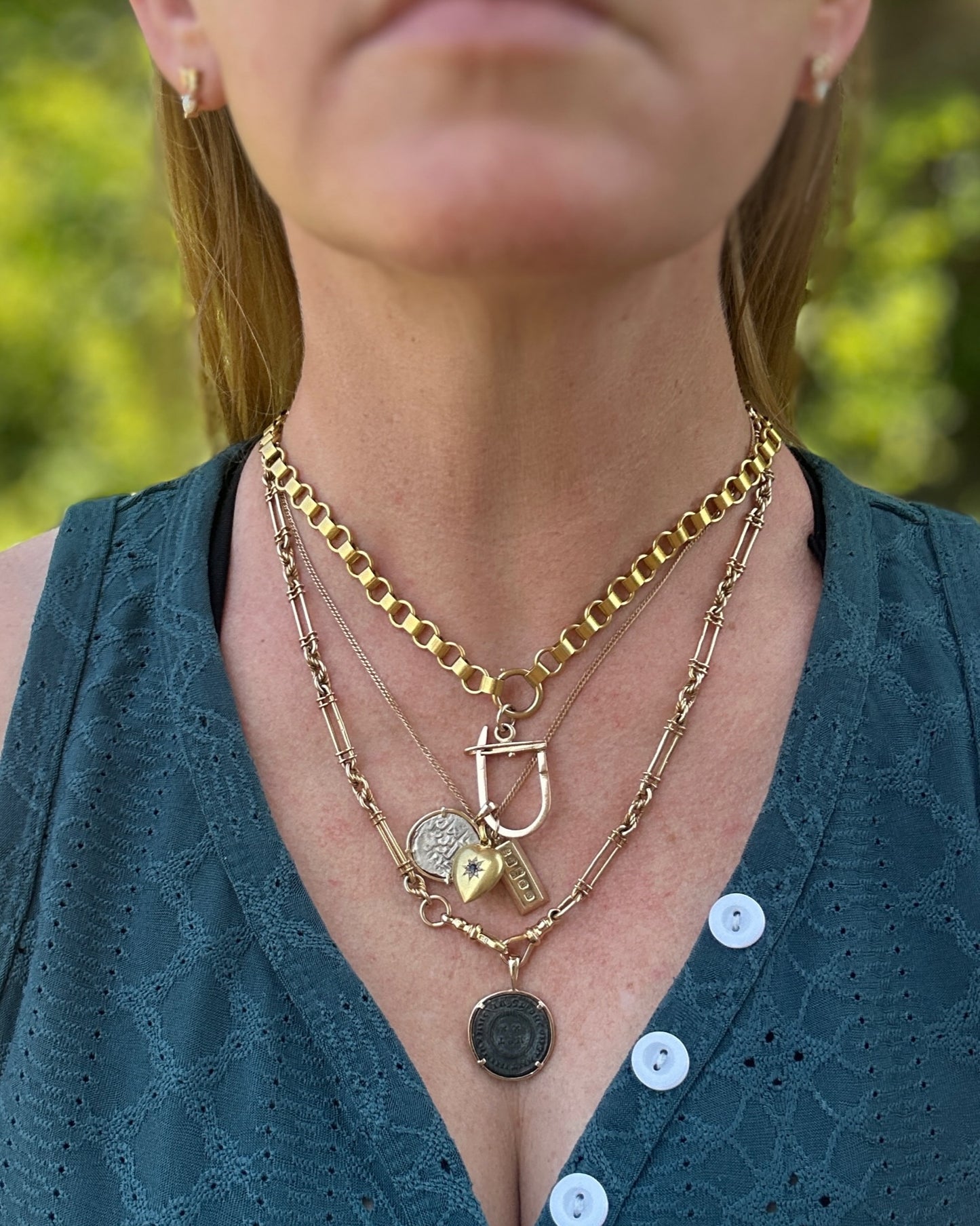 Handmade Gold Coin Frame, 4 claw, featuring Constantine The Great, 307-337 AD