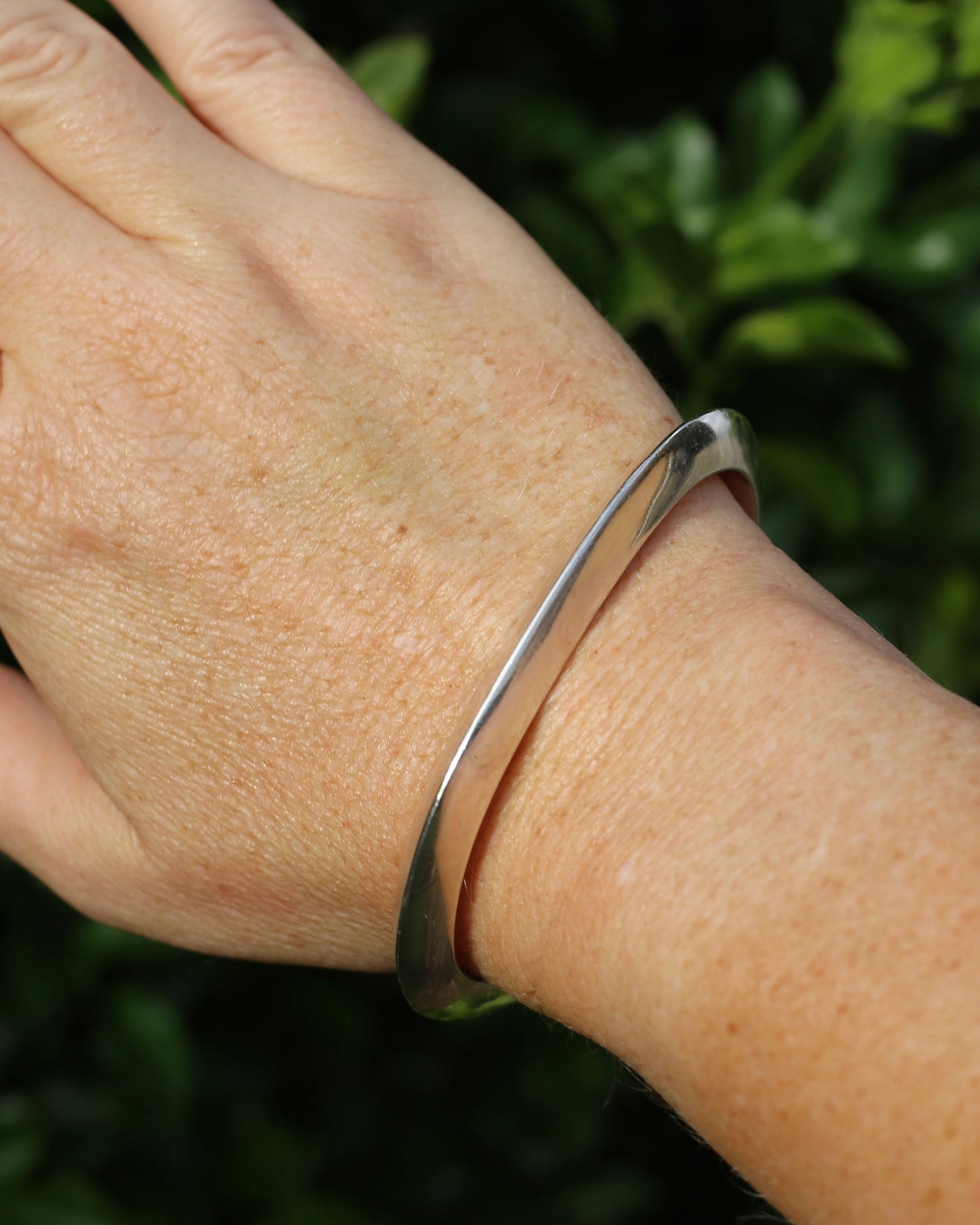 Triangular Silver Bracelet, Sterling Silver, 30.5g