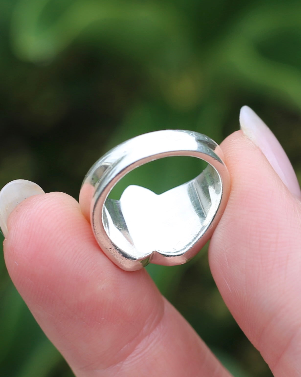 Chunky Vintage Silver Star Ring, Sterling Silver, size L or 5.75, 9.78g