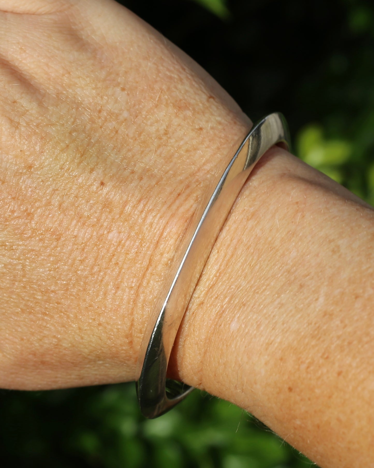 Triangular Silver Bracelet, Sterling Silver, 30.5g