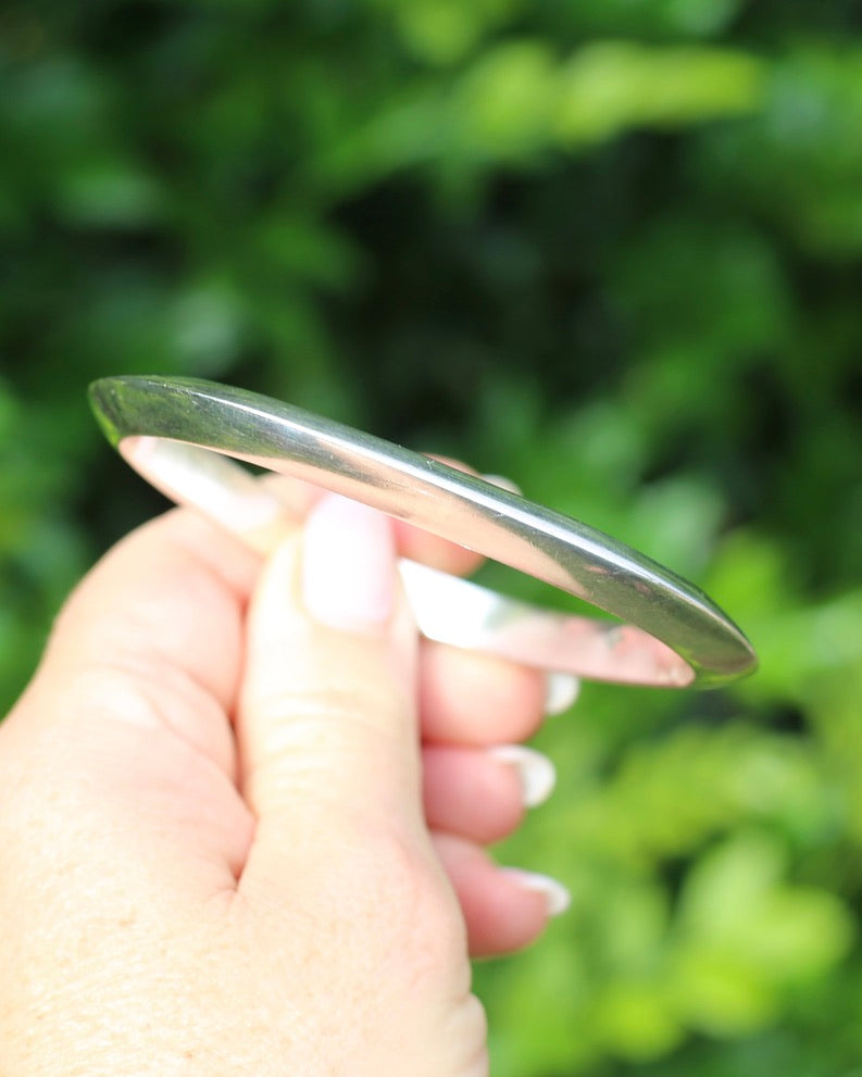 Triangular Silver Bracelet, Sterling Silver, 30.5g