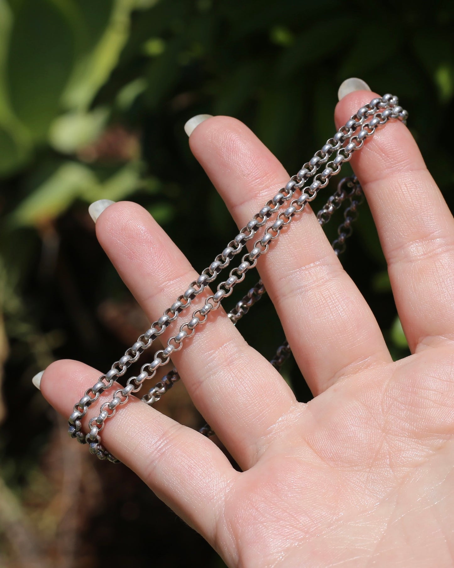 Vintage Silver Belcher Chain 50.5cm 17.5g