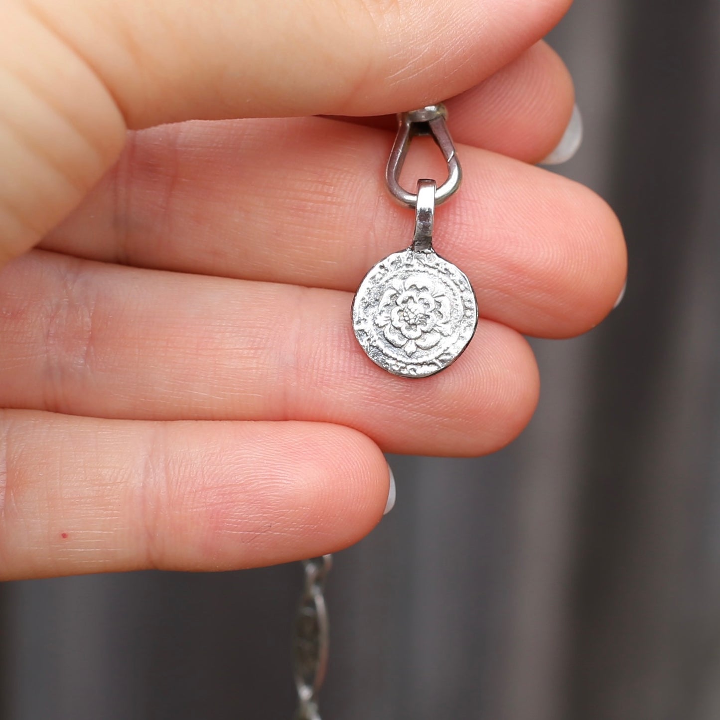 The Penny, A Pendant -  Replica of the James I Penny Second Coinage 1604 - 1619