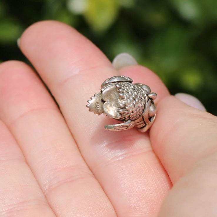 Silver Articulated Owl Pendant, 5.81g