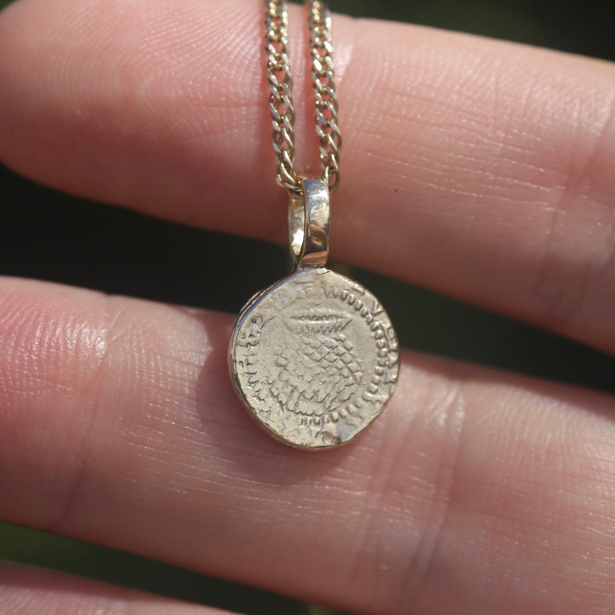 The Penny, A Pendant -  Replica of the James I Penny Second Coinage 1604 - 1619