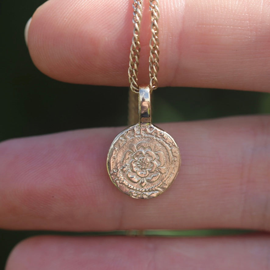 The Penny, A Pendant -  Replica of the James I Penny Second Coinage 1604 - 1619