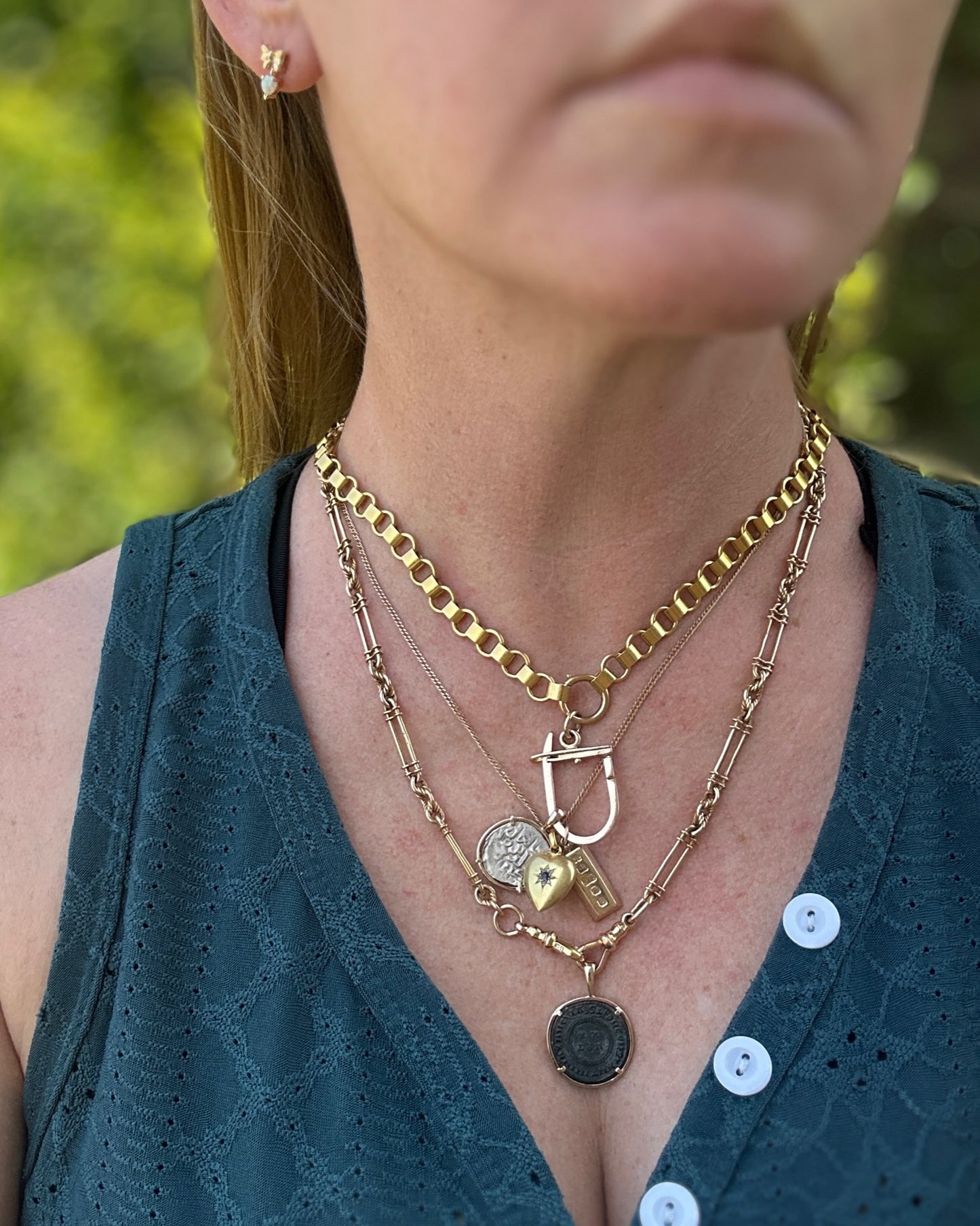 Handmade Gold Coin Frame, 4 claw, featuring Silver The Khan of the Golden Horde 1341-57AD Dirham