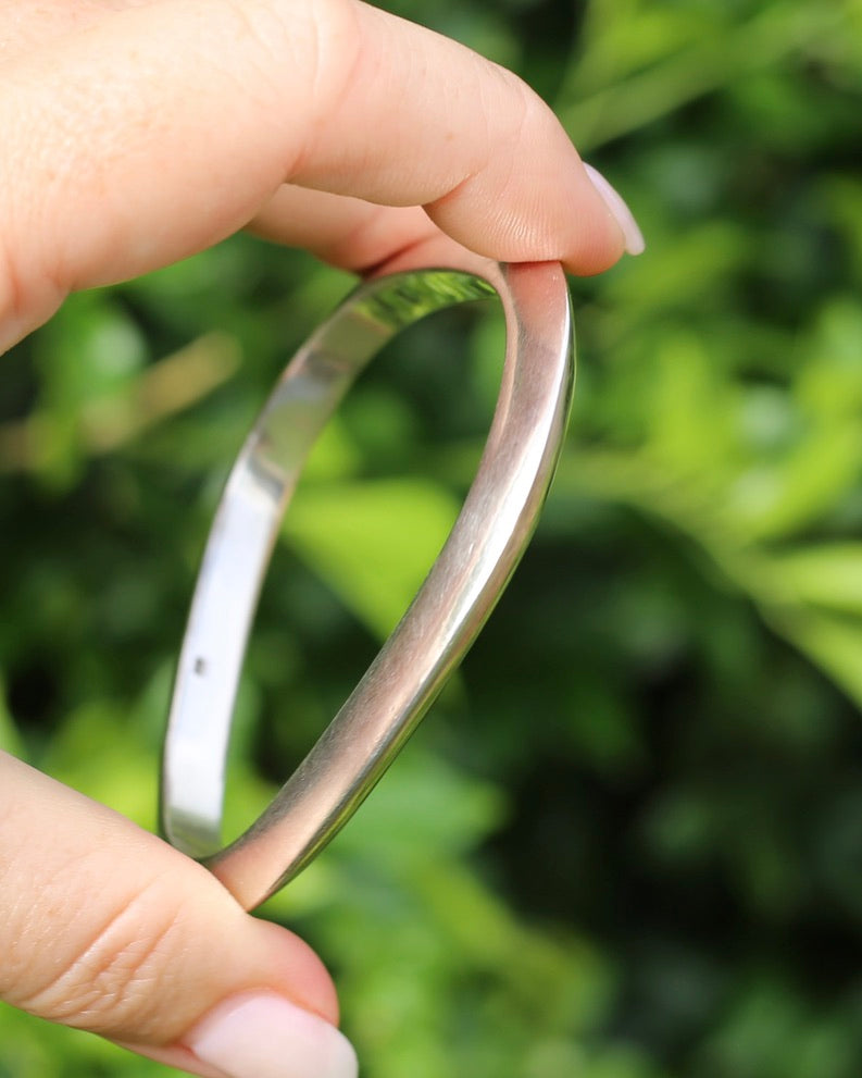 Triangular Silver Bracelet, Sterling Silver, 30.5g