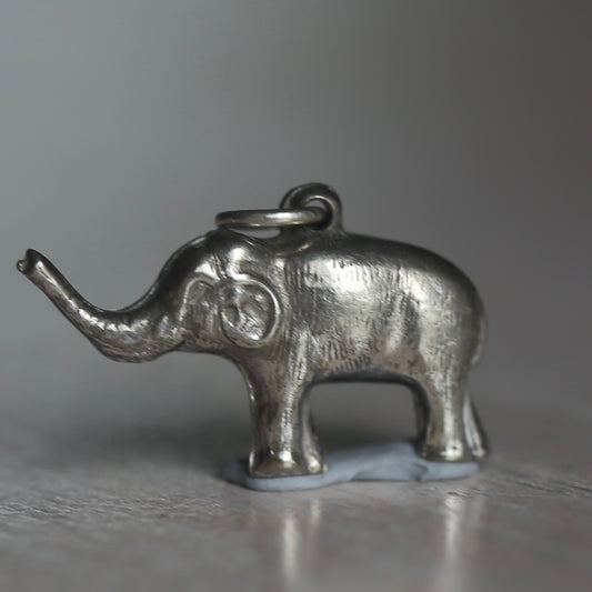 Lucky Elephant Silver Charms