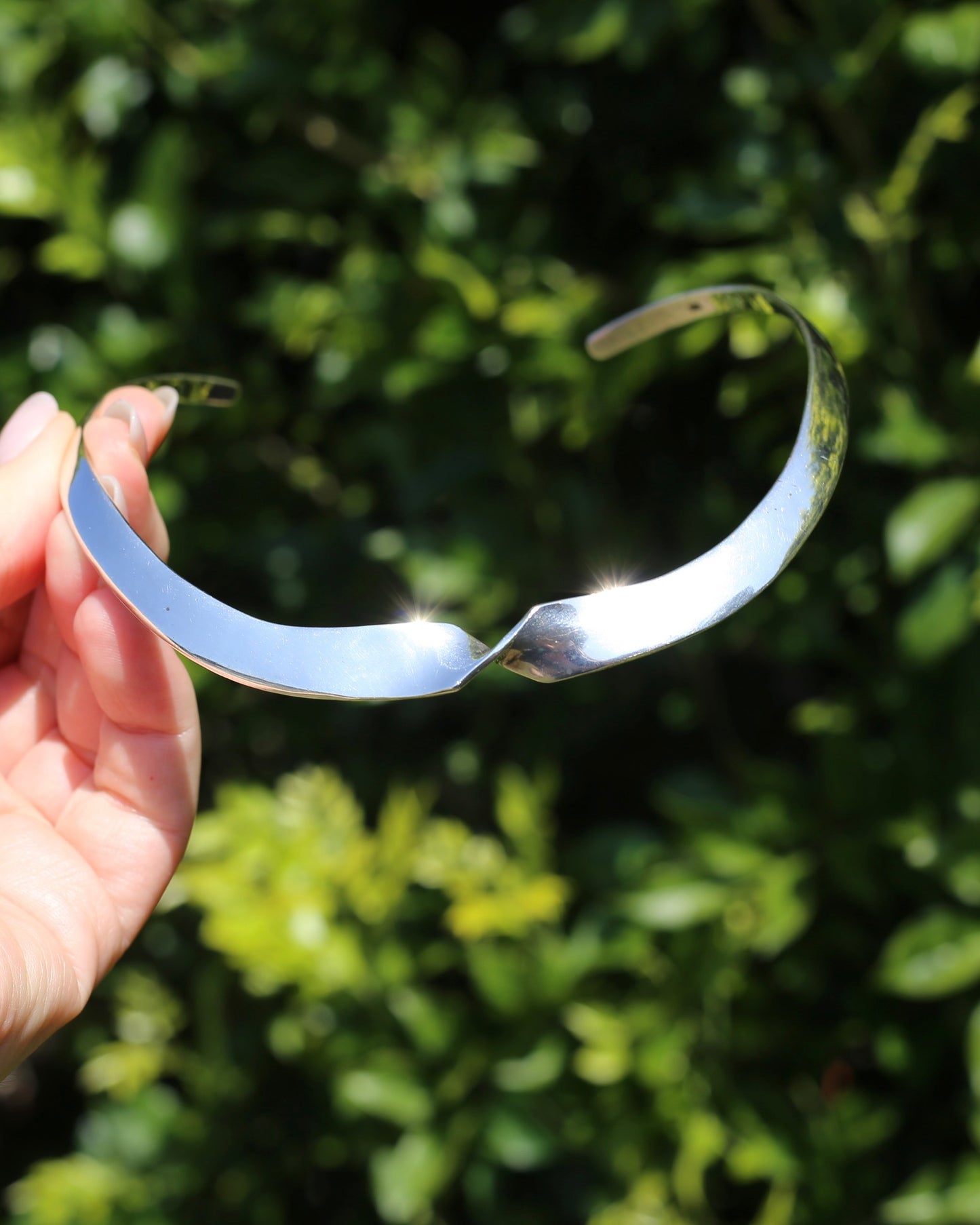 Vintage Silver Twist Choker, 35.5g