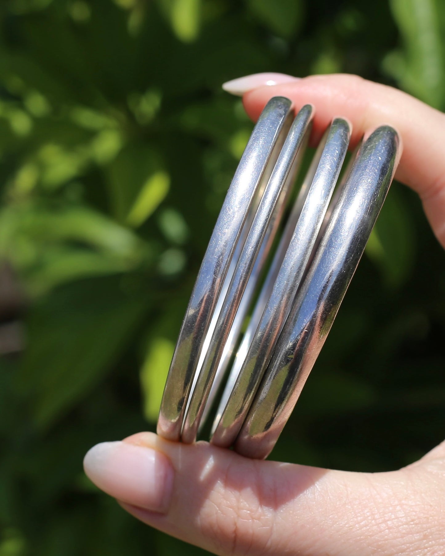 Silver Bangle Selection - priced individually, weights between 13 and 22g