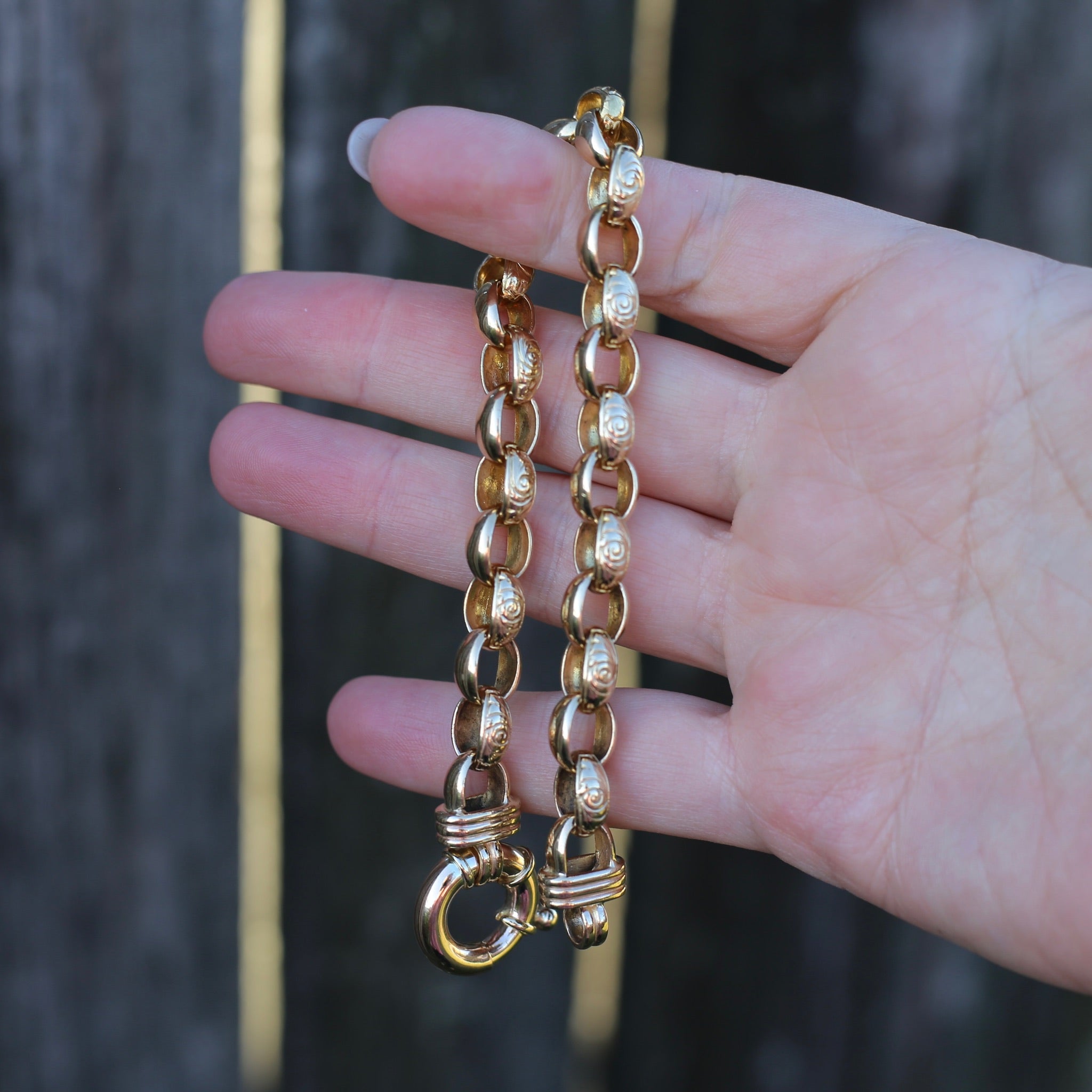 Belcher Chain Bracelet Gold