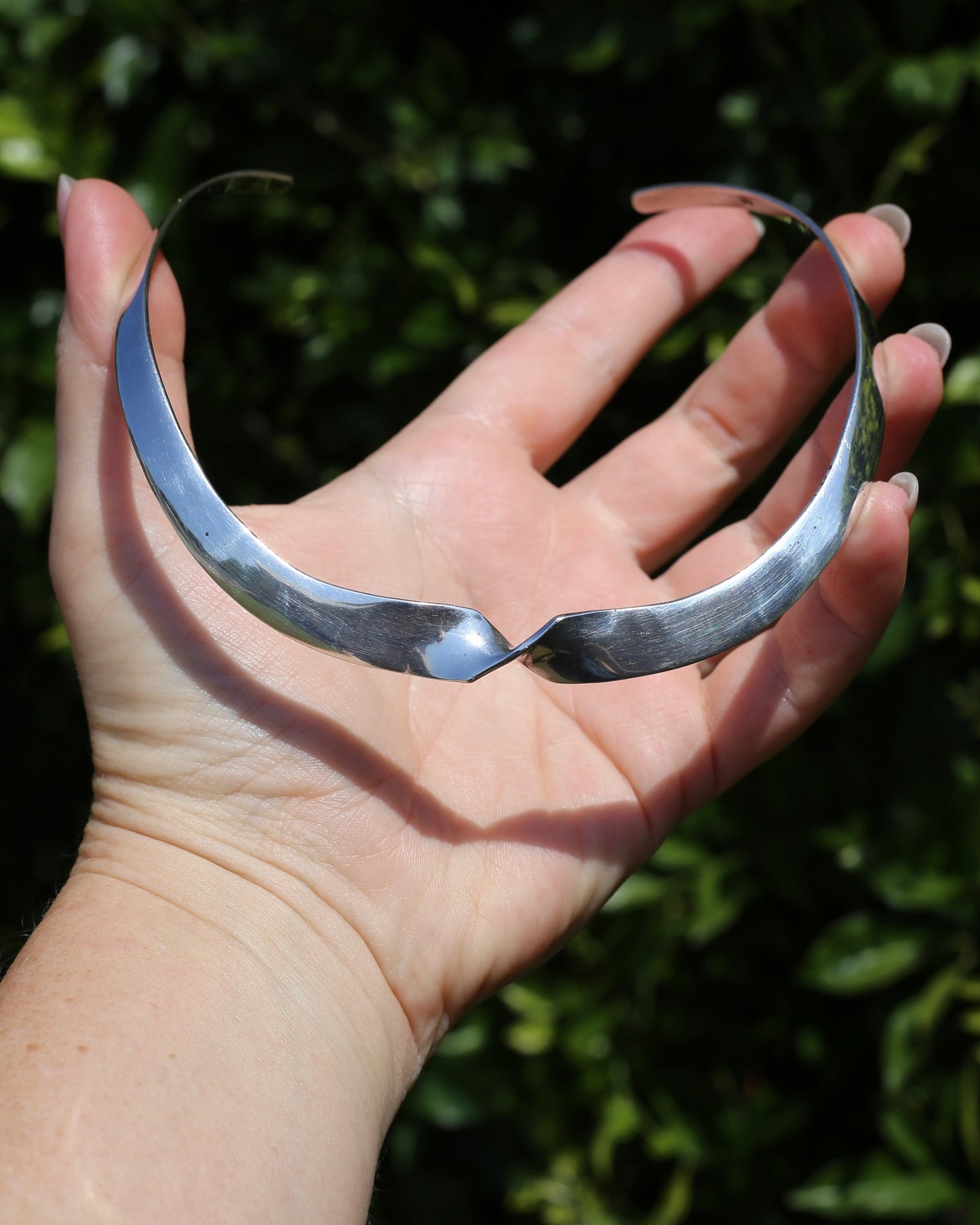 Vintage Silver Twist Choker, 35.5g