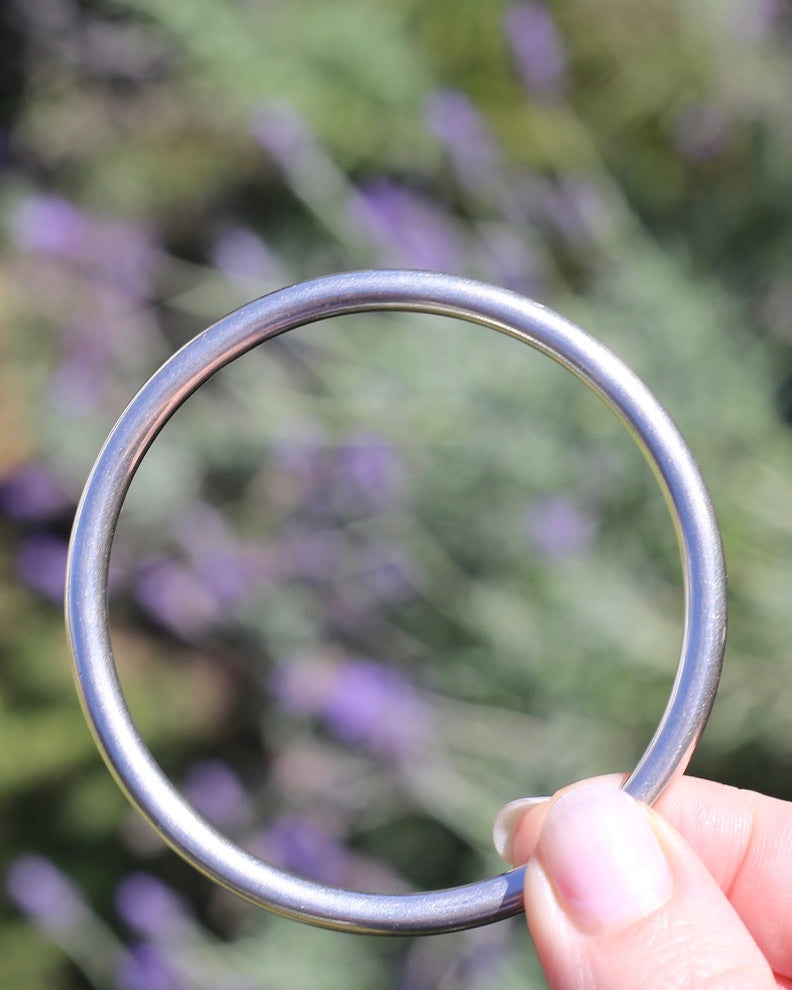 5mm Golf Bangle, Sterling Silver, 64mm (internal), 13g