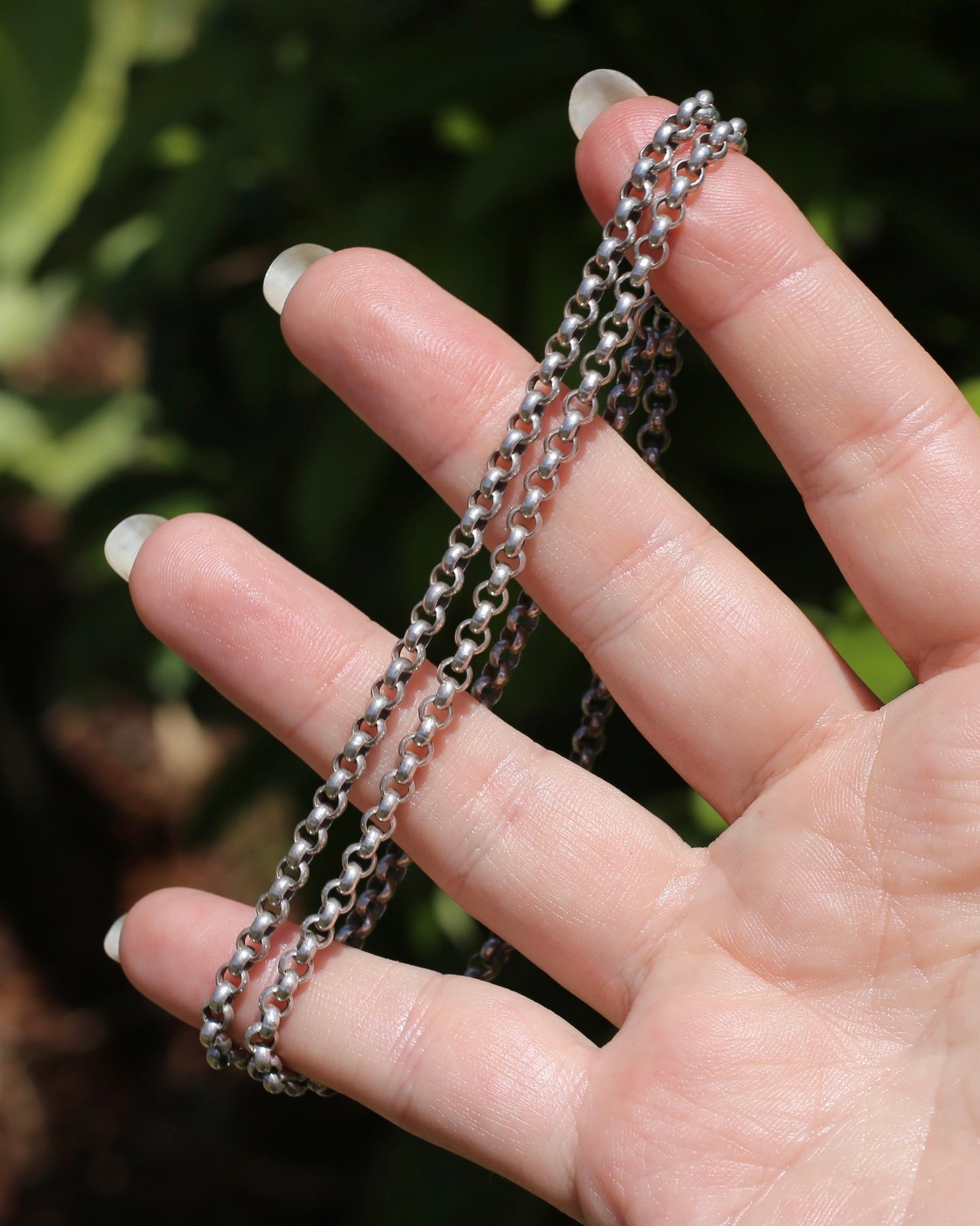 Vintage Silver Belcher Chain 50.5cm 17.5g