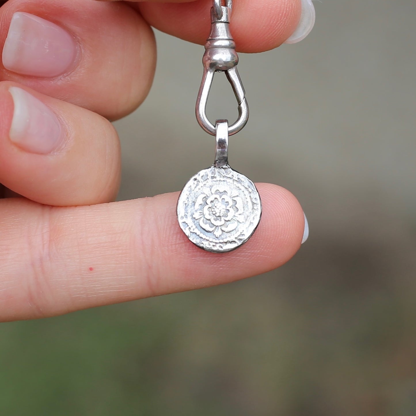 The Penny, A Pendant -  Replica of the James I Penny Second Coinage 1604 - 1619